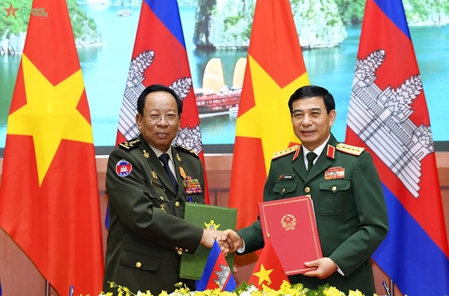 Vietnam, Cambodia sign defense cooperation document for 2023